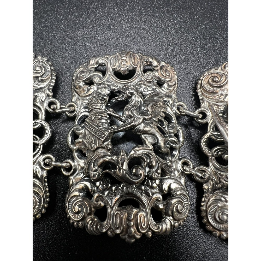 Rare Vintage NAPIER Griffin Sea Serpent Dragon Bracelet - Picture 6 of 6
